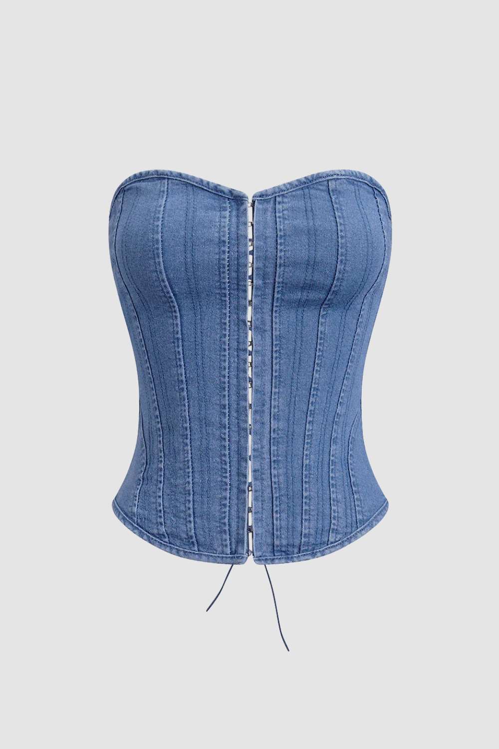 Denimesque Elegance Top