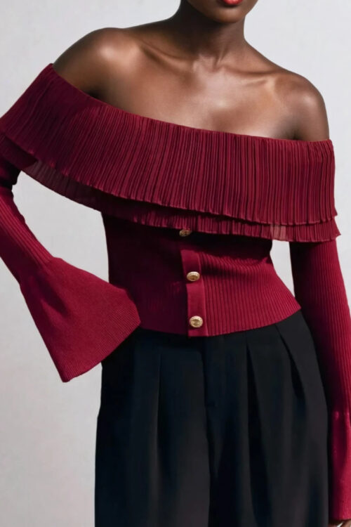 Elegantesque Crimson Top