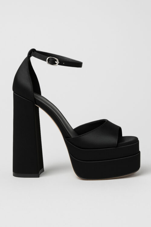 Obsidianesque Platform Sandals