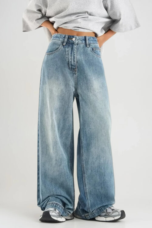 Retroesque Faded Jeans