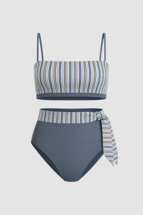 Cabana-chiquesque Striped Bikini