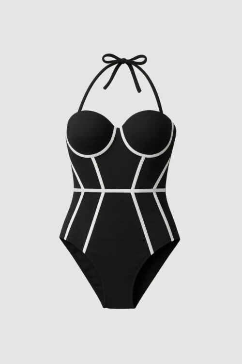 Monogrammesque One-Piece Swimsuit