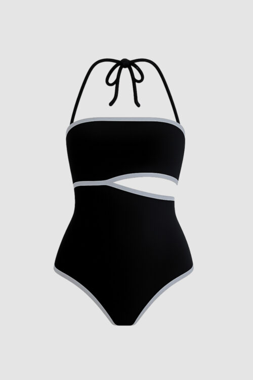Toneontonesque Cutout Swimsuit