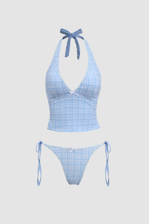 Azuresque Halter Tankini